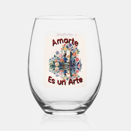 Amarte es un Arte Wijnglas Zonder Voet