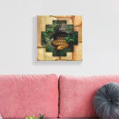 Amaru - Canvas Wrap Muurkunst Afdruk (Insitu (Woonkamer))