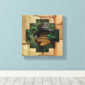 Amaru - Canvas Wrap Muurkunst Afdruk (Insitu (Houten vloer))