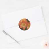 Amaryllis 2 ronde sticker (Envelop)