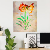 Amaryllis Amore Poster (Thuiskantoor)