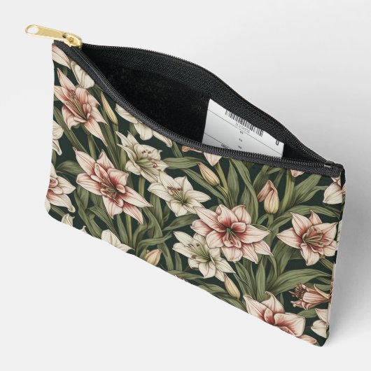 Amaryllis bloemmotief etui (Open)