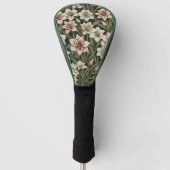 Amaryllis  bloemmotief golfheadcover (Voorkant)