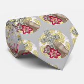 Amaryllis Cross Stropdas (Opgerold)