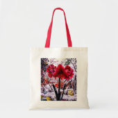 Amaryllis door sneeuwvenster tote bag (Voorkant)