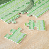 Amaryllis Flower Retro Art Legpuzzel (Zijkant)