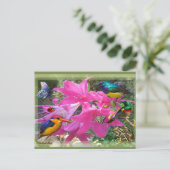 Amaryllis Party Uitnodiging Briefkaart (Staand voorkant)