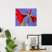 Amaryllis Poster (Thuiskantoor)