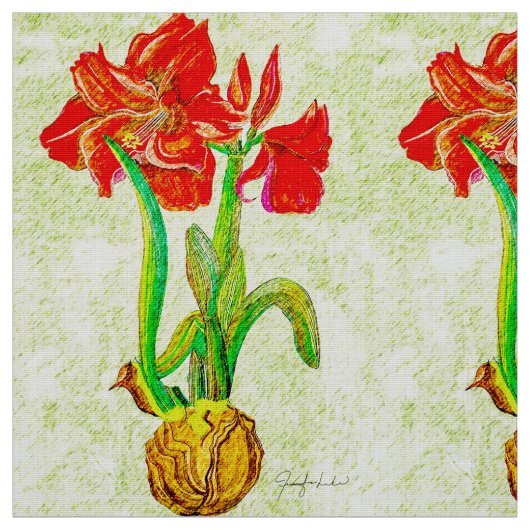 Amaryllis stof 3 (Swatch)