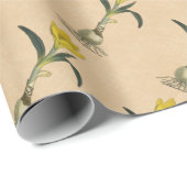 Amaryllis Tulip Botanische tuinklep Cadeaupapier (Rol Hoek)