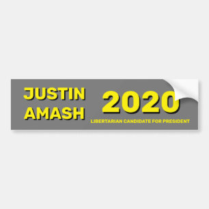 Amash 2020 bumpersticker