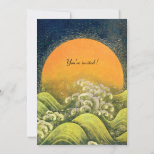 AMATERASU, SUN GODDESS, geel zwart Kaart