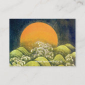 AMATERASU, SUN GODDESS, geel zwart Visitekaartje (Achterkant)