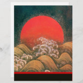 AMATERASU, SUN GODDESS, rood, zwart, bruin (Voorkant / Achterkant)