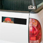 AMATERASU, SUN GODDESS, rood, zwart, bruin Bumpersticker (Op Truck)