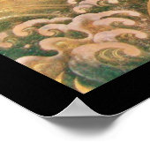 AMATERASU, SUN GODDESS, rood, zwart, bruin Poster (Hoek)