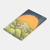 AMATERASU SUN GODDESS Yellow Black Brown Post-it® Notes (Schuin)