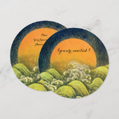 AMATERASU, ZONNEGODIN, Geel zwart bruin Kaart (Voorkant / Achterkant)