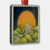 AMATERASU, ZONNEGODIN METALEN ORNAMENT (Rechts)