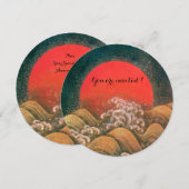 AMATERASU, ZONNEGODIN, rood zwart bruin Kaart (Voorkant / Achterkant)