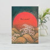 AMATERASU, ZONNEGODIN, rood zwart bruin Kaart (Staand voorkant)