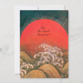 AMATERASU, ZONNEGODIN, rood zwart bruin Kaart (Achterkant)