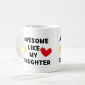 AMATEUR COMME MA FILLE - Perfect Coffee Mug Cadeau (Devant gauche)