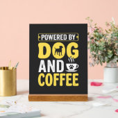 Amateur de café chien propulsé par le design (Mariage)