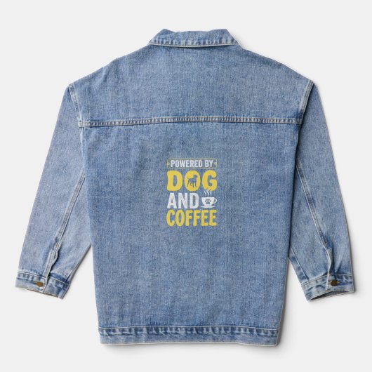 Amateur de café chien propulsé par le design (Verso)