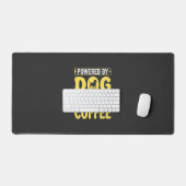 Amateur de café chien propulsé par le design (Clavier et souris)