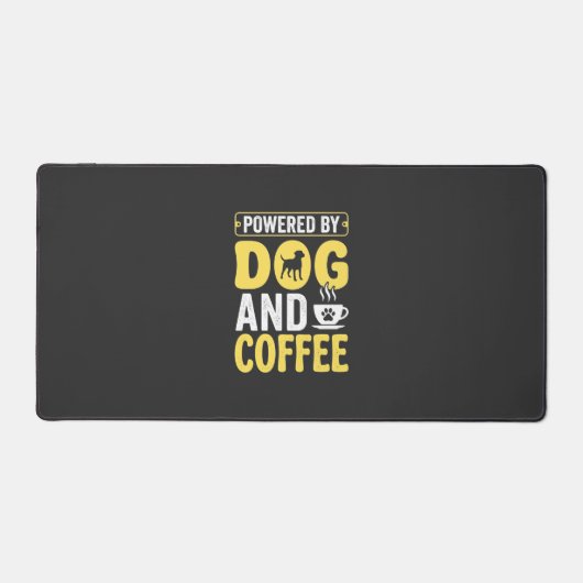 Amateur de café chien propulsé par le design (Recto)