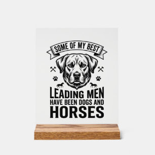 Amateur de chien cheval vintage conception d'homme