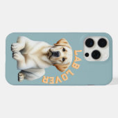 Amateur de chien Labrador Retriever (Verso Horizontal)