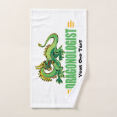 Amateur de dragon drôle (Serviette à main)