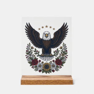 Amateur de vin rouge et bleu patriotique