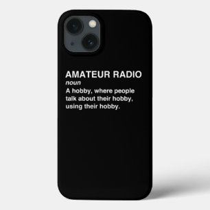 Amateur Ham Radio Definition Cb Radio Geek Cw Ob iPhone 13 Hoesje