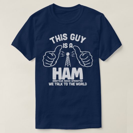 Amateur Ham Radio T-Shirt (Design voorkant)