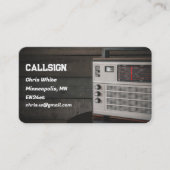 Amateur Ham Radio Visitekaartje (Voorkant)