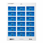 Amateur Radio Beam Antenne Groot Etiket (Full Sheet)