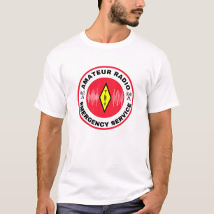 Amateur Radio Emergency Service HAM Radio Red T-shirt
