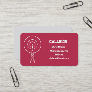 Amateur Radio Visitekaartje