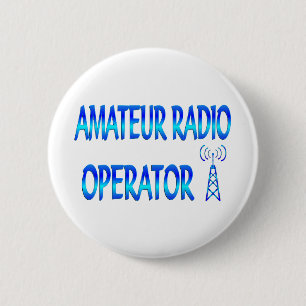 Amateur-radiooperator Ronde Button 5,7 Cm