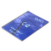 Amateur radioroepnaam CQ Notitieboek (Linkerzijde)