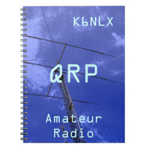 Amateur radioroepnaam QRP Notitieboek