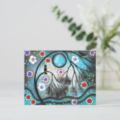 Amateurs d'ART FOLK Tree par LORI EVERETT carte po (Debout devant)