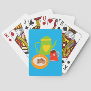 Amateurs de café et de thé Cartes de jeu classique