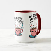amateurs de café Funny Café Mug pour les amateurs (Devant droit)