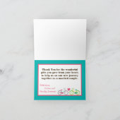 Amateurs de Cartes de remerciements pliés Vélo Car (Intérieur)