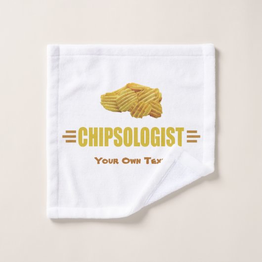 Amateurs de chips drôles (Gant de toilette)