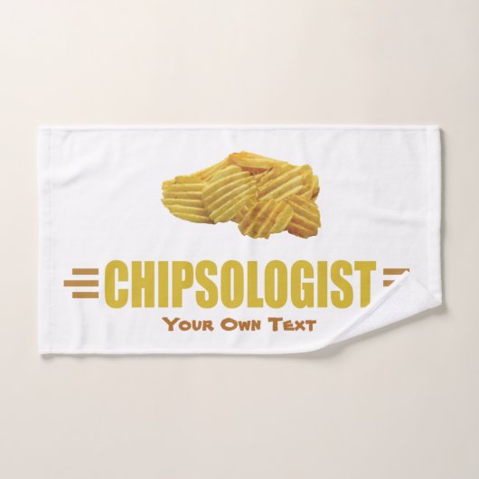 Amateurs de chips drôles (Serviette à main)